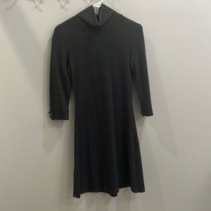 Pink Lily charcoal wool dress